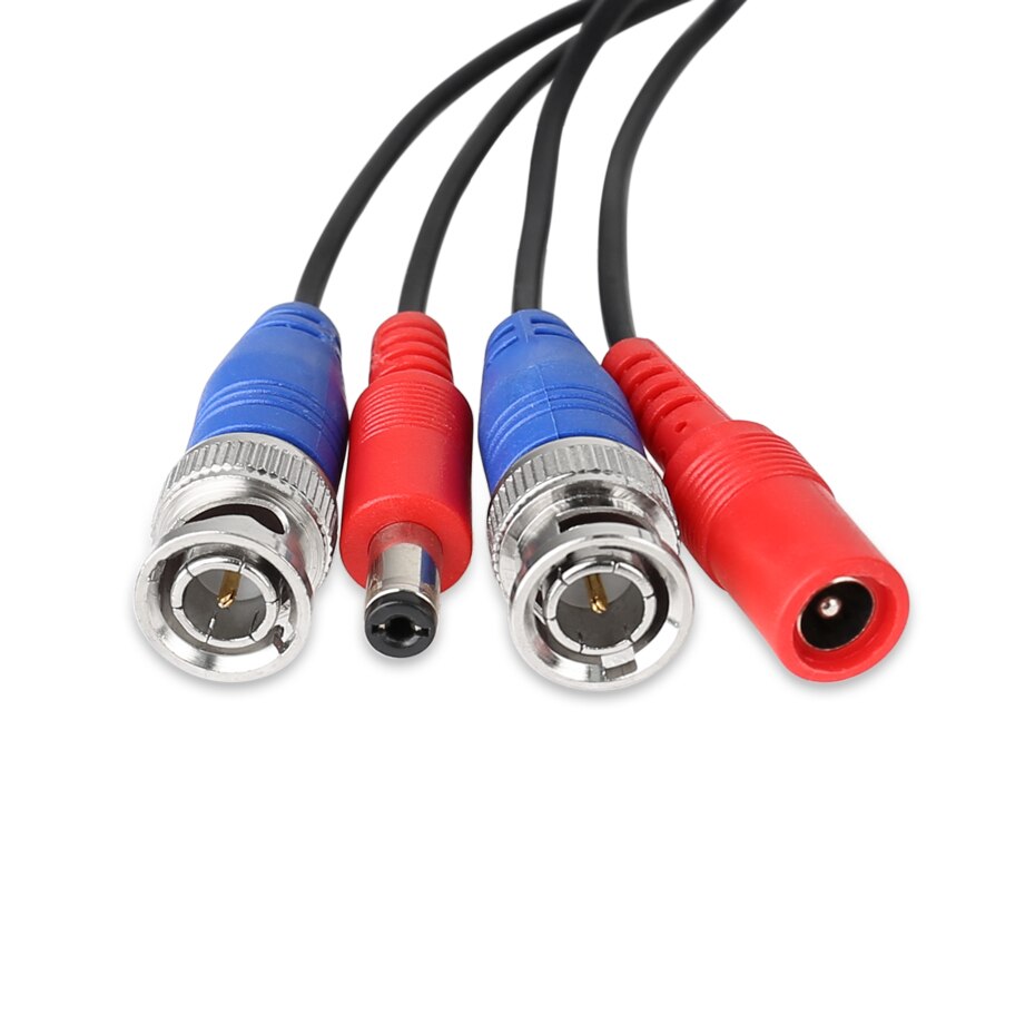 Fotocamera Bridge Cavo BNC Per Sicurezza - Video E Alimentazione Combinati - 4 Pezzi Da 200 Piedi - Per Telecamere CCTV DVR Bionike Defence