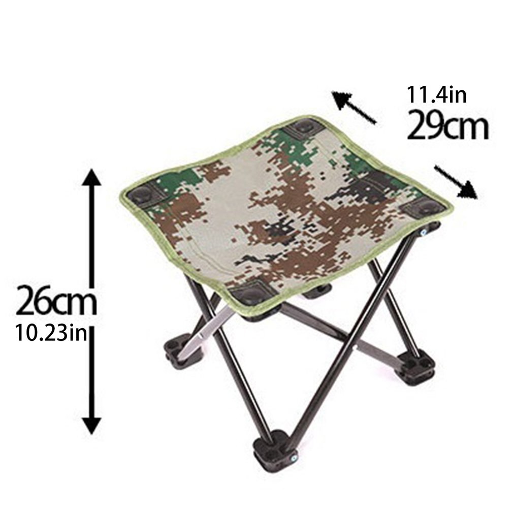 Outdoor Folding Chair Fishing Chair Portable Fishing Stool Fishing Gear Foldable Leisure Chair Fishing Supplies