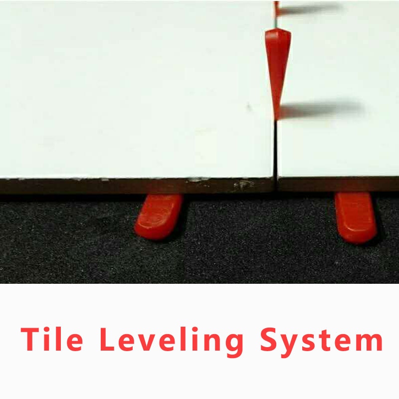 Goedkope prijs 1000 stuks 5.0mm rood Kleine Muur Floor Platte Tegel Leveling Systeem Wiggen Tegel Spacer Tegel Leveling Systeem base Cap Spacer