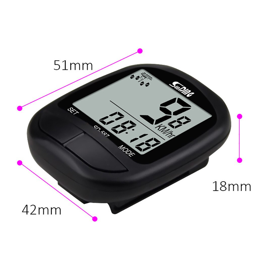 Cycling Bicycle Computers Waterproof Speedometer Bike Computer Odometer Speedometer Watch LED Digital Bike CyclingRate