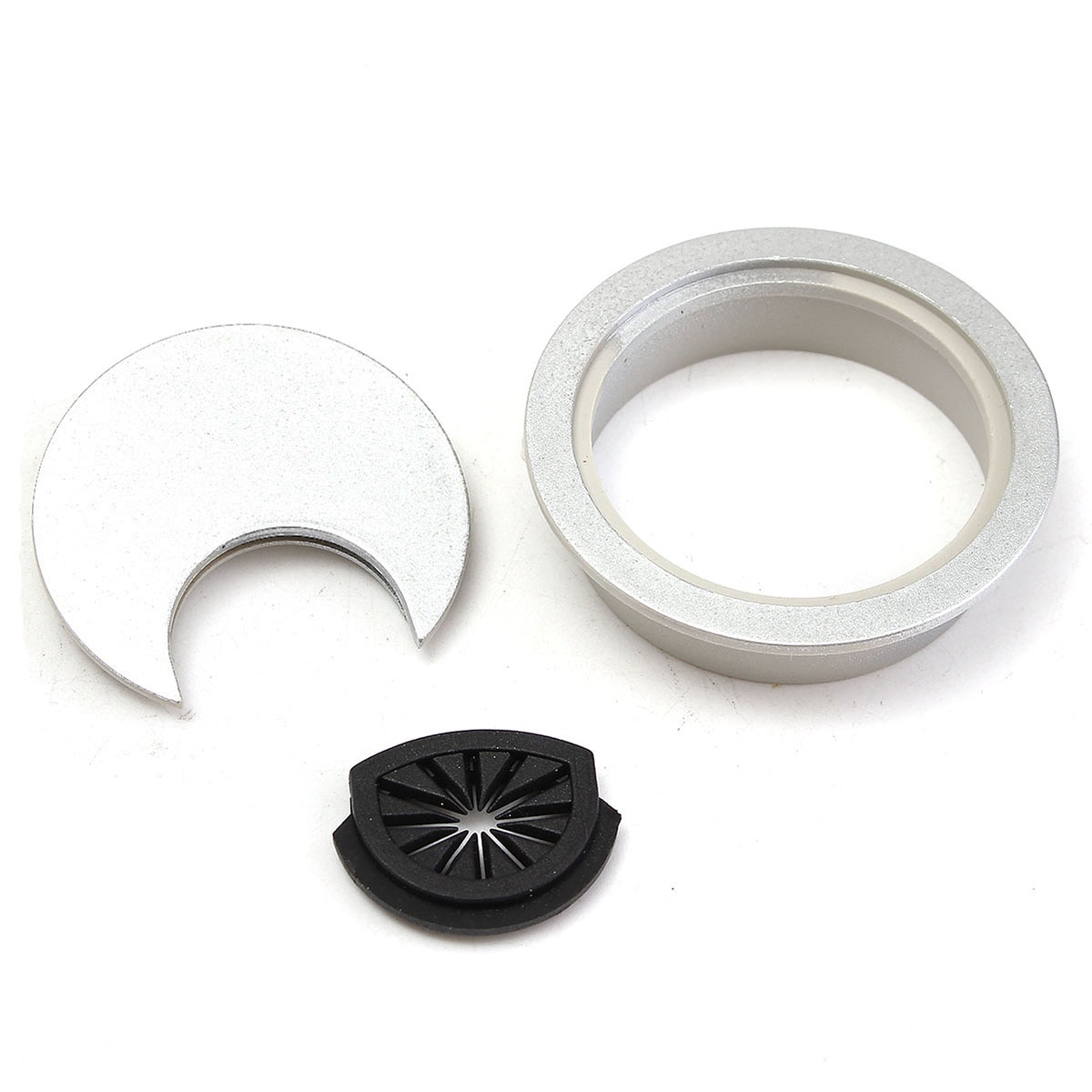 1Pcs 50mm ABS Plastic Table Cable Outlet Computer Grommet Port Surface Line Box Desk Wire Hole Cover Base Furniture Hardware