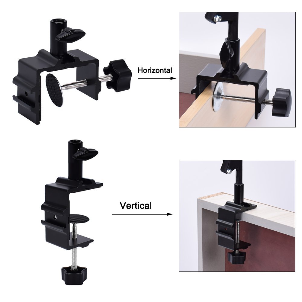 NEWACALOX Flexible Desk Large 5X USB LED Magnifying Glass 3 Colors Illuminated Magnifier Lamp Loupe Reading/Rework/Soldering