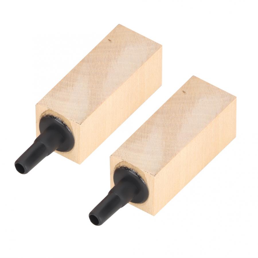 2Pcs Aquarium Air Diffuser Natural Wooden Air Bubble Stone Diffuser for Aquarium Fish Tank