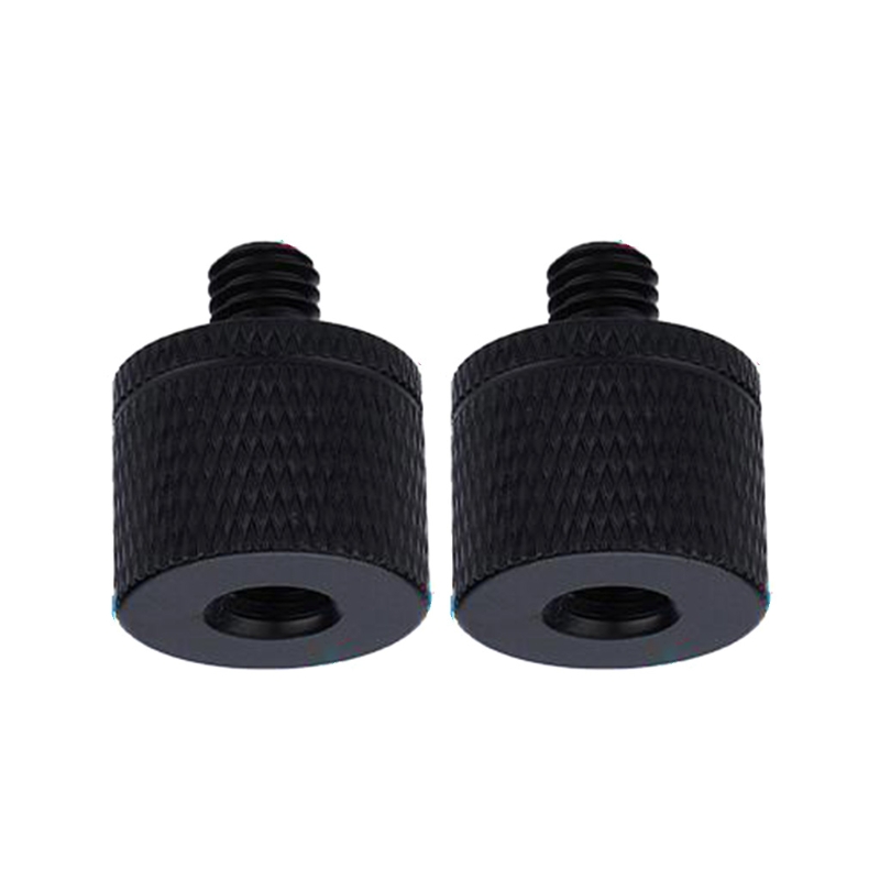 2Pcs DSLR Camera Screws 1/4 to M4 M5 M6 M8 M10 M12 Conversion Screw Standard 1/4 Mount Adapter Screw for Projector Tripod: 4 1 femal to M6 mal