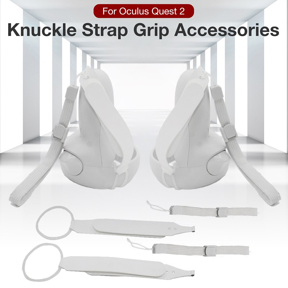 Anti-off Hand Knuckle Strap For Oculus Quest 2 VR Touch Controller Adjustable Handle Grip Wrist Belt Strap For Oculus Quest 2