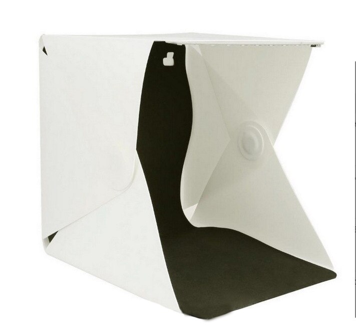 Lysboks belysning telt sett foto bakgrunn boks fotografering studio softbox folding 20cm*24cm som skal brukes til å skyte små