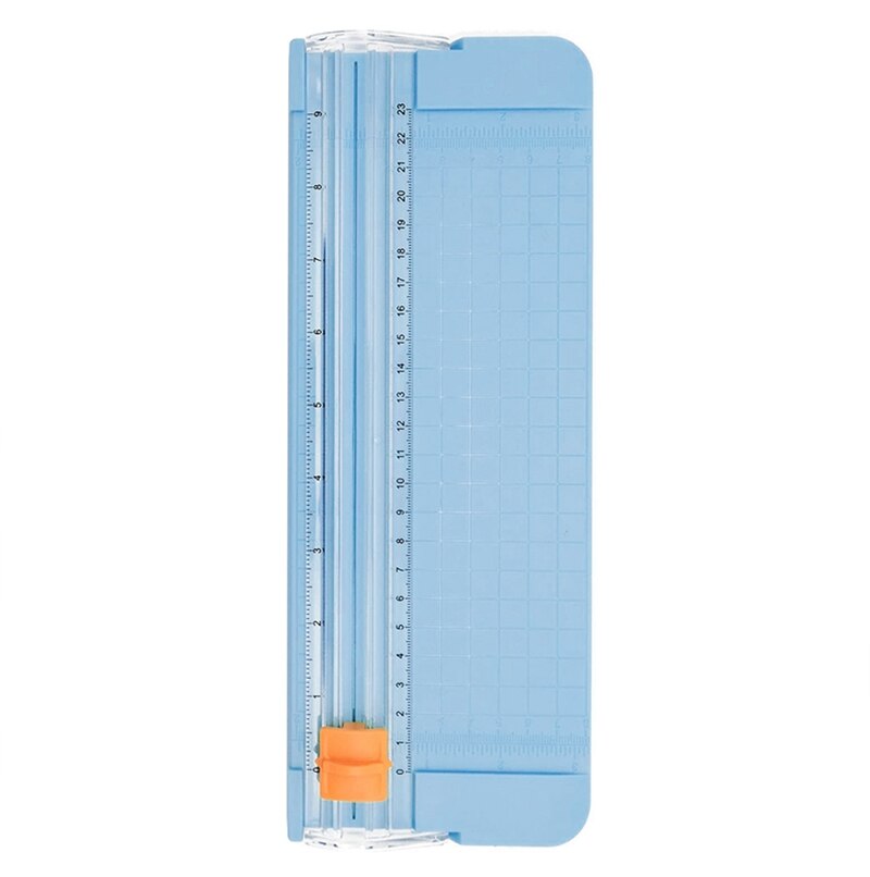 A5 Papiersnijder Papier Trimmer Foto Bladen Met Beveiliging Safeguard En Side Heerser Voor Kantoor Thuis Briefpapier: blue