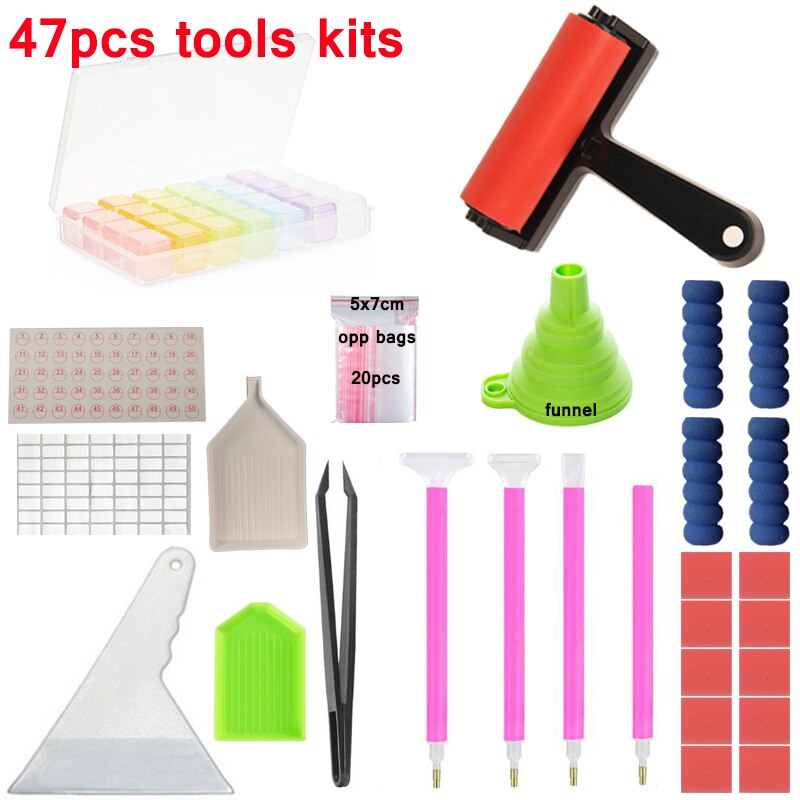 Kit Diamond Painting Accessoires Stylo Outils Kit Complet Diamant Painting Accessoire, 76 Pcs Broderie Diamant Accessoires - Beaux-Arts et Loisirs créatifs Kit Diamond Painting Accessoires Stylo Outils Kit Complet Diamant Painting Accessoire, 76 Pcs Broderie Diamant Accessoires - Beaux-Arts et Loisirs créatifs