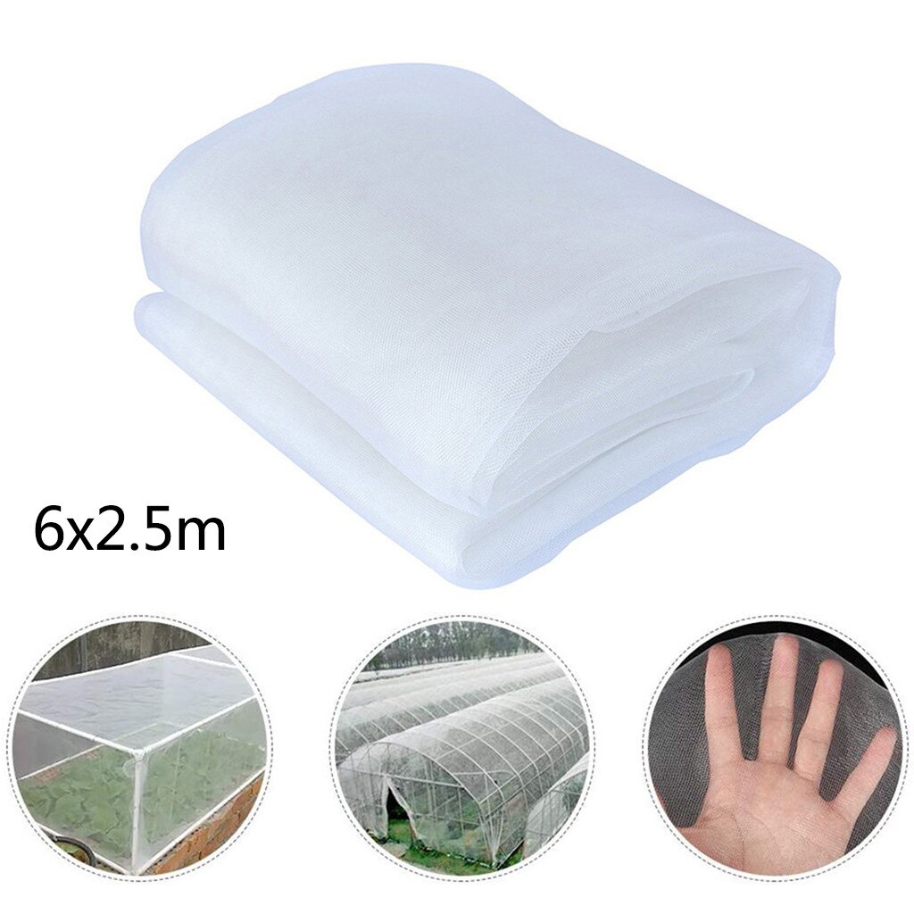 Home Garden Mesh Nets White Fence Vegetables Fruit Flowers Plant Protection Greenhouse Garden Netting Plant Grow Accessories 1PC: A