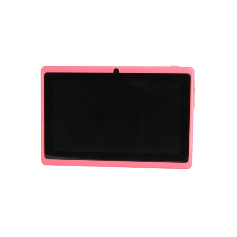 2 Pcs 7 Inch Kids Tablet Android Quad Core Dual Camera WiFi Education Game for Boys Girls, Pink & Black