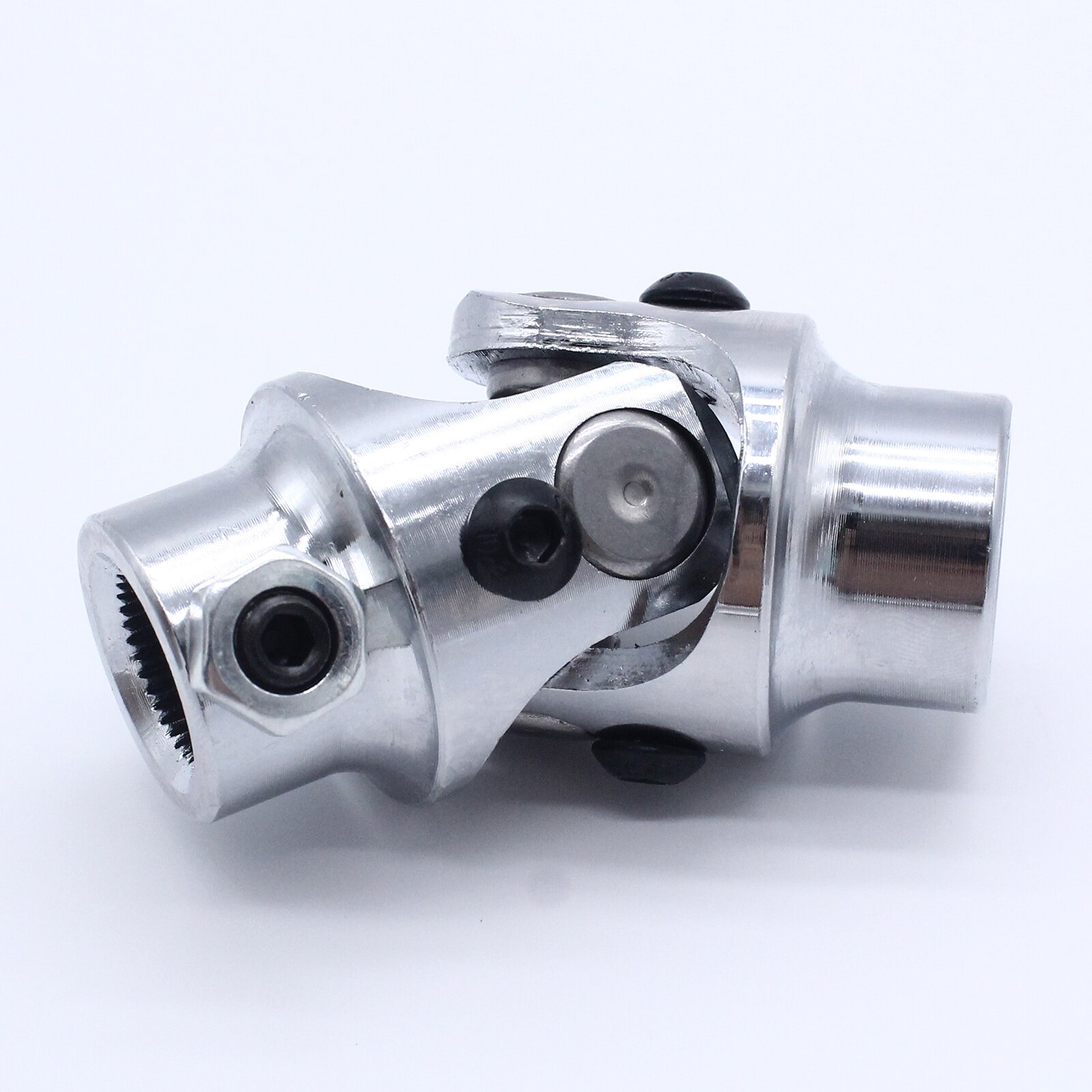 Chrome Round CoatedSingle Steering Shaft Column Universal 3/4&quot;-36 3/4&quot; DD 1x