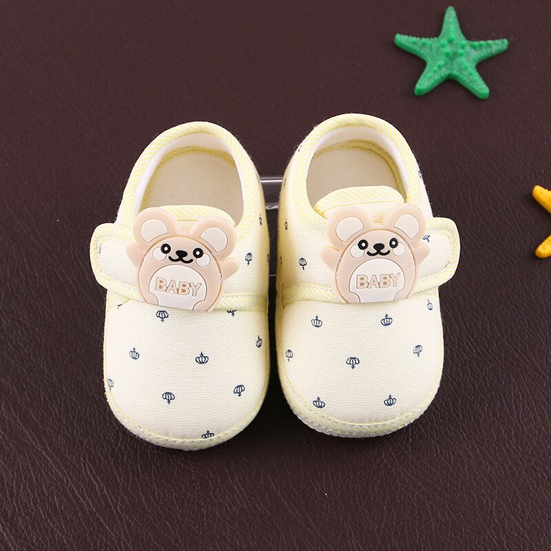 Reakids vauvan talvikengät tytöille liukastumista estävä pehmeä pohja taapero ensimmäinen kävelykengät pojille unisex 0-1 -vuotiaat lapset sheos: Keltainen / 11.5 cm