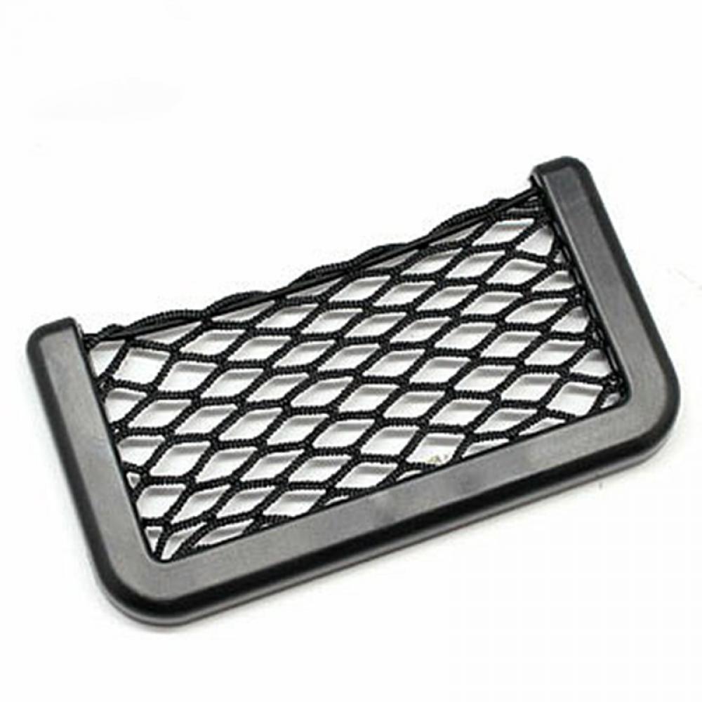1pc Auto Car Seat Side Back Storage Net Bag Phone Holder Pocket Organizer Gps Phone Pen Card Debris Storage Bag Car Accessories