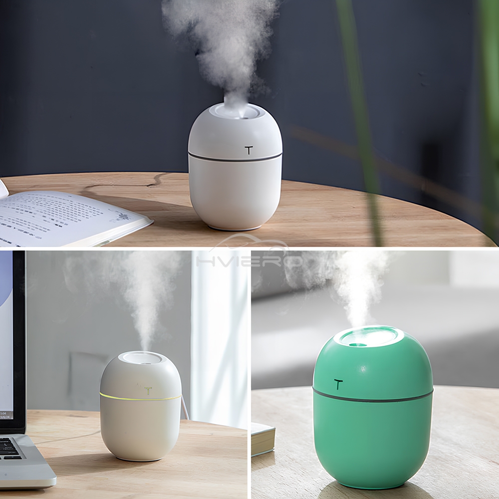 220ML Mini Ultrasonic Air Humidifier USB Charges Essential Oil Diffuser Car Purifier Aroma Anion Mist Maker Denses Fog Freshener
