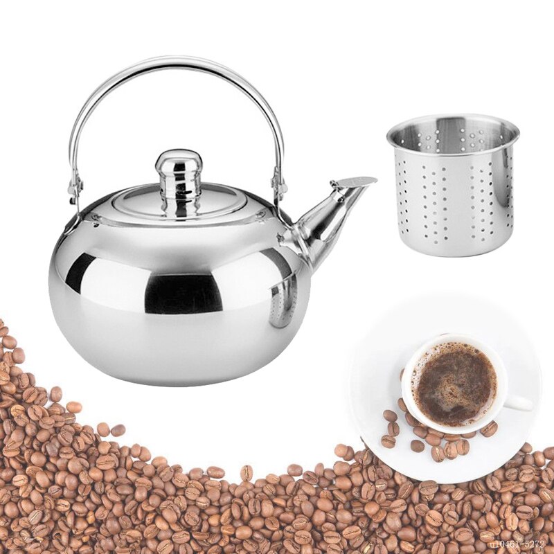 Teapot, Stove Top Teapot, Stainless Steel Teapot, Teapot With Infuser, Tea Kettle, Stove Top Kettle, Whistling Kettle