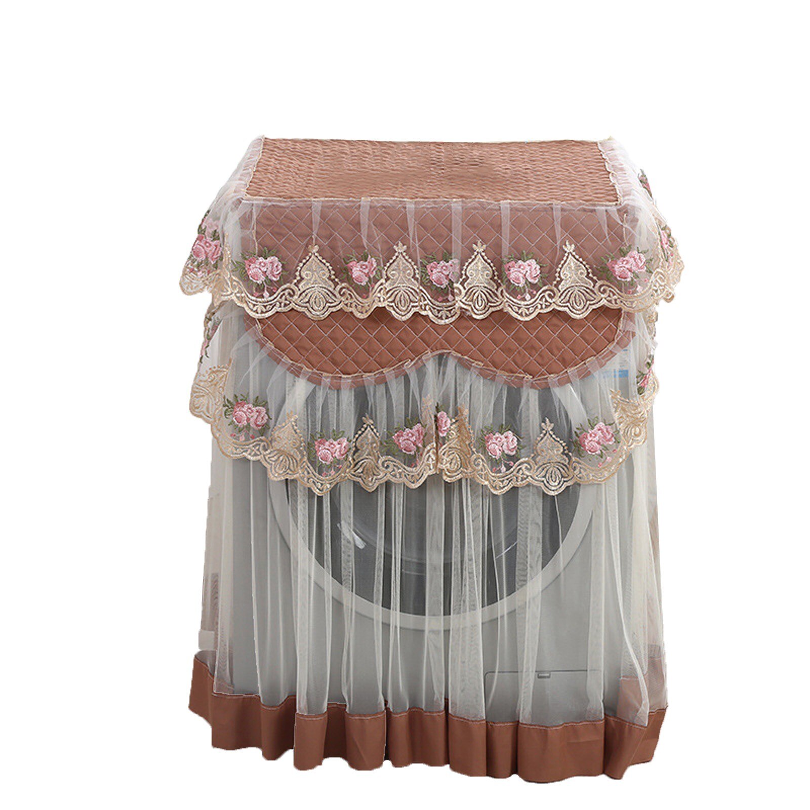 Front loading washing machine cover, waterproof box, dustproof and sunscreen cover for household automatic washing machine