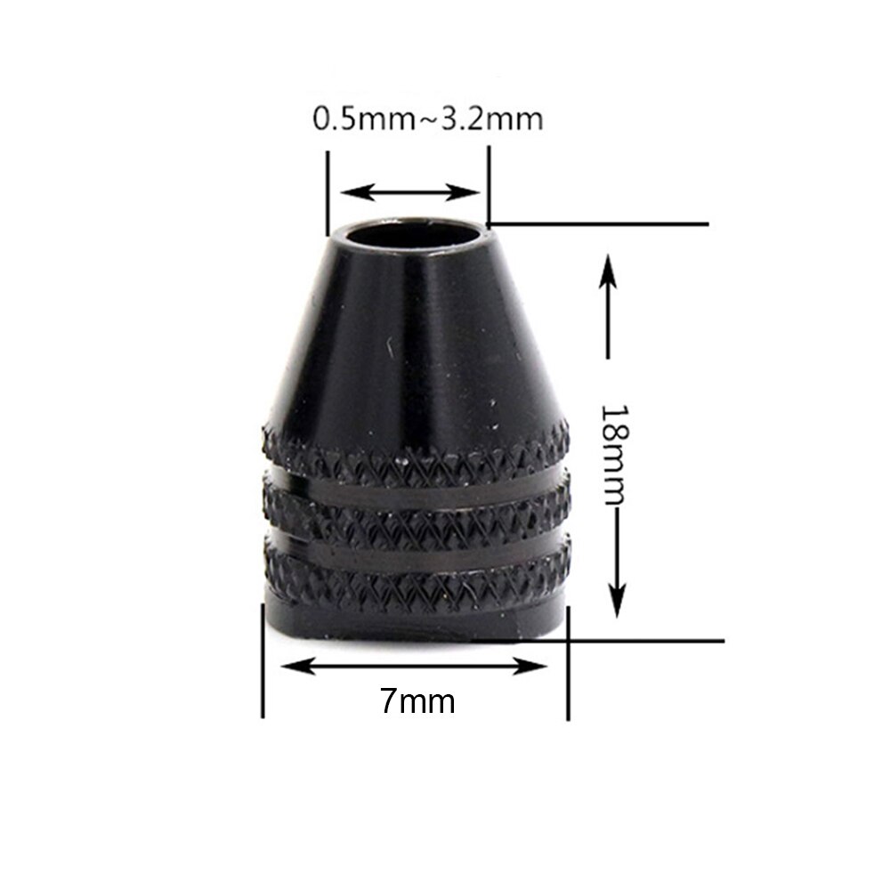 Three-jaw Chuck Drill Electric Mini Multi Keyless Drill Chuck Universal Mini Three-Jaw Chuck Tool For Rotary Machine Tools: Brown
