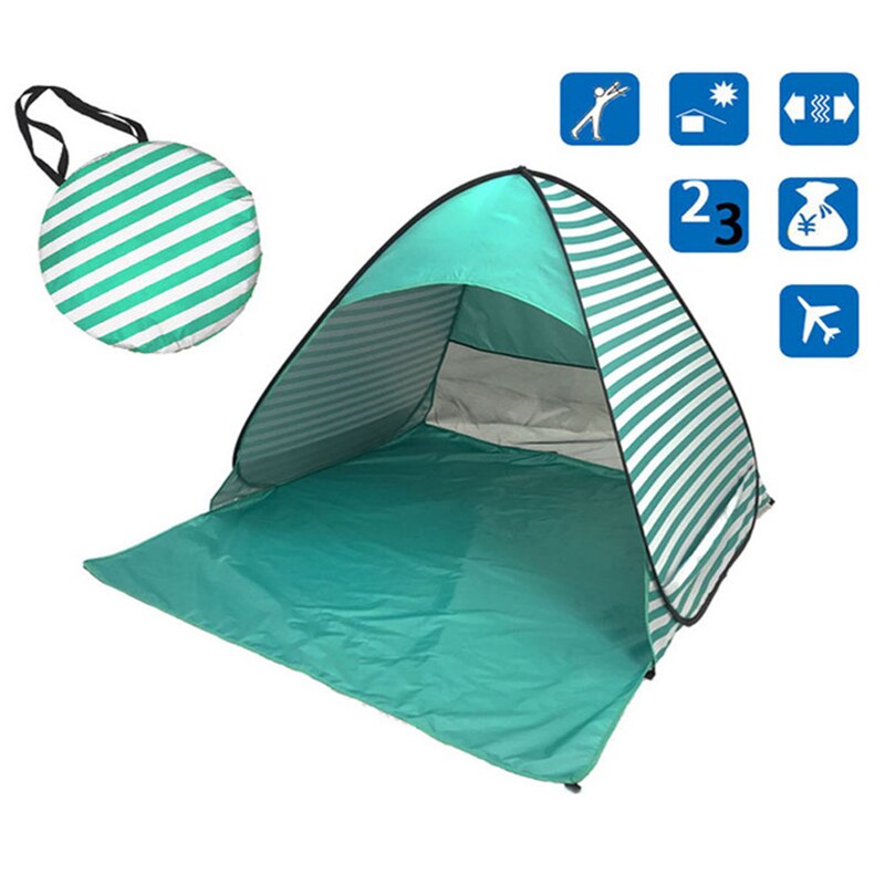 1 - 2 Person Strand Zelt Ultraleicht Klapp Zelt Pop Up Automatische Offenen Zelt Familie Tourist Fisch Camping Sonne Schatten zelt X109D: color 9