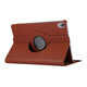 Tablet Case For Huawei MediaPad M5/M5 Pro 10.8 CMR-AL09/W09/W19 Cover 360 Rotating Bracket PU Leather For Huawei M5 10.8": Brown