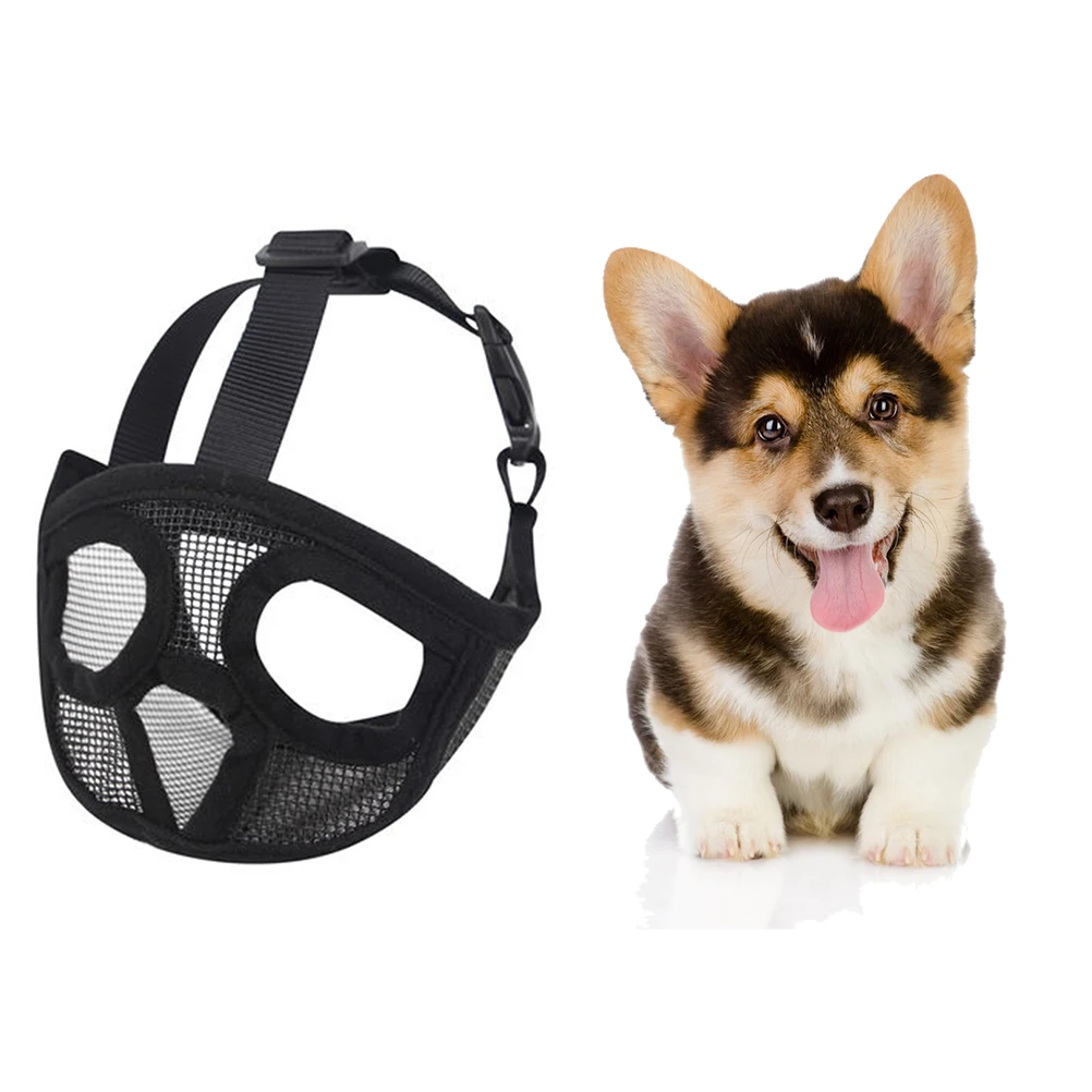 Hond Muilkorven Verstelbare Franse Bulldog Snuit Hond Mondmasker Ademende Snuit Voor Anti Stop Blaffen Voorkomen Bijten