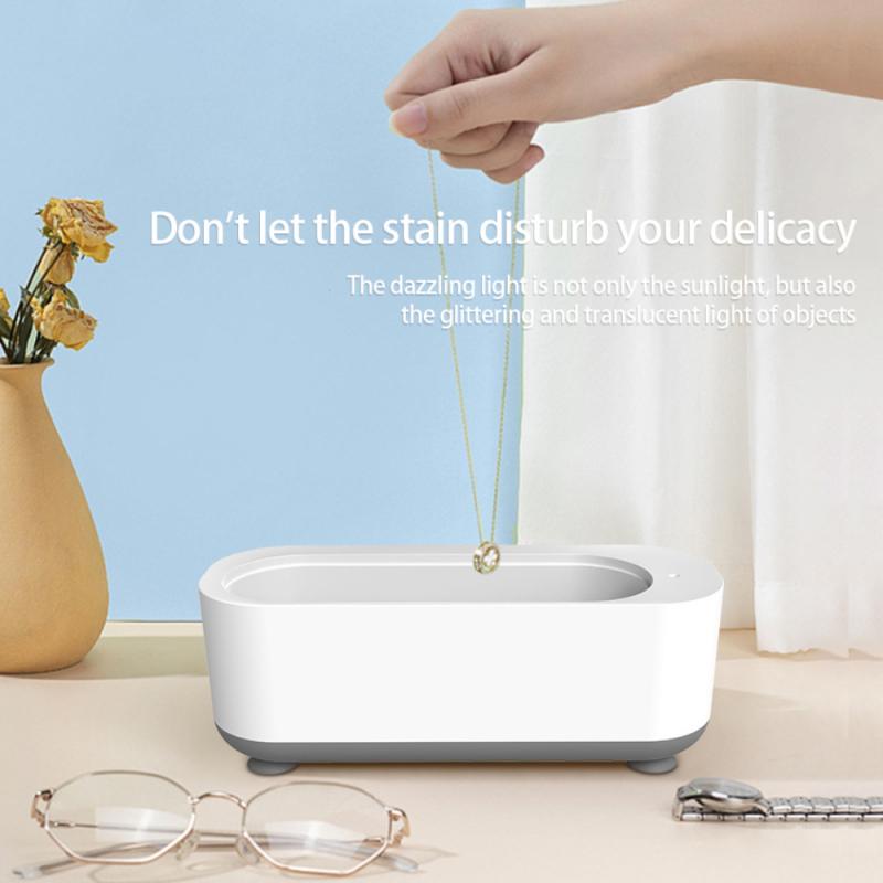 Home intelligent small ultrasonic cleaning machine multifunctional jewelry watch cleaner glasses cleaning machine supplies tool