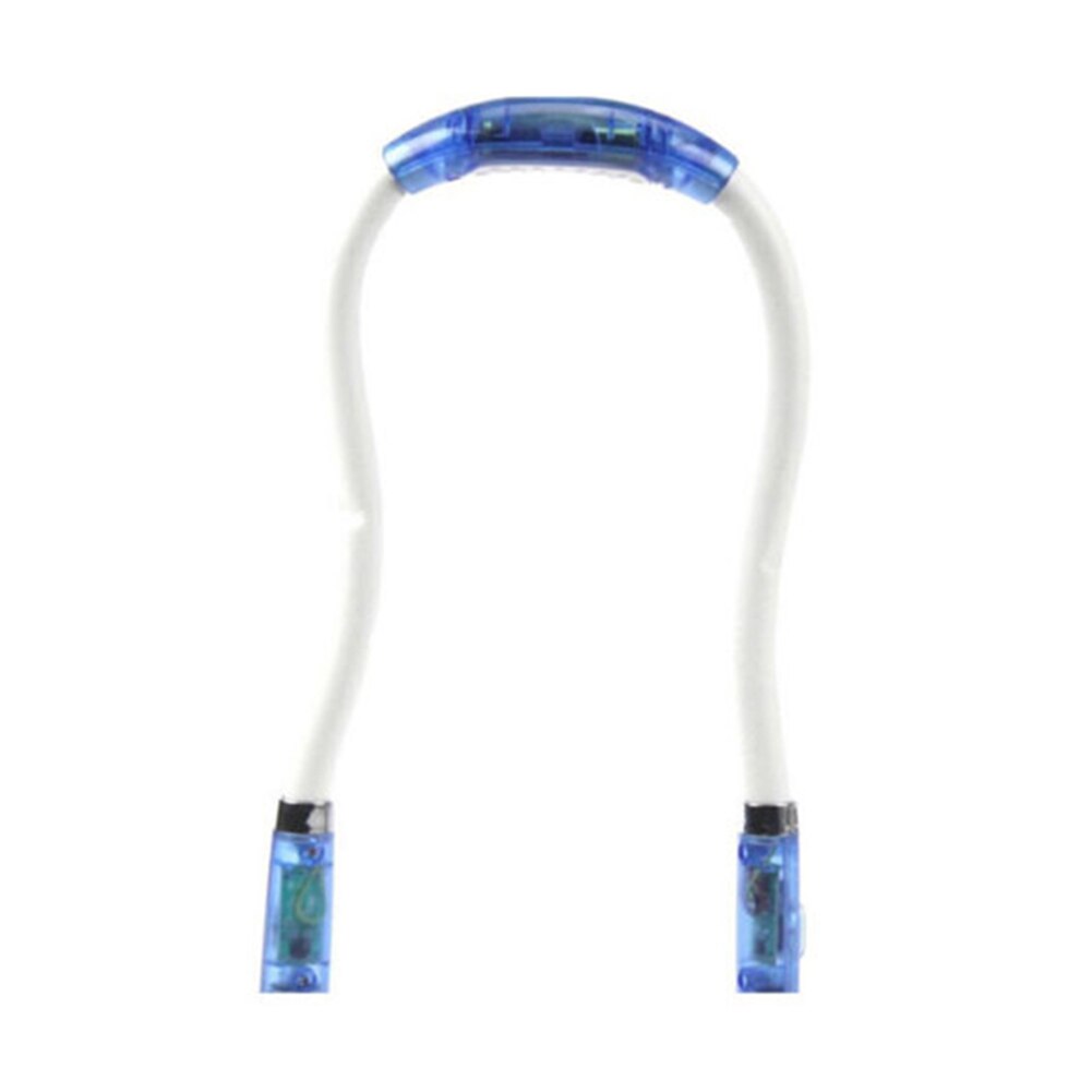 Flexible Handsfree LED Neck Light Book Reading Lamp Night Flashlight Camping Light SKD88: Blue
