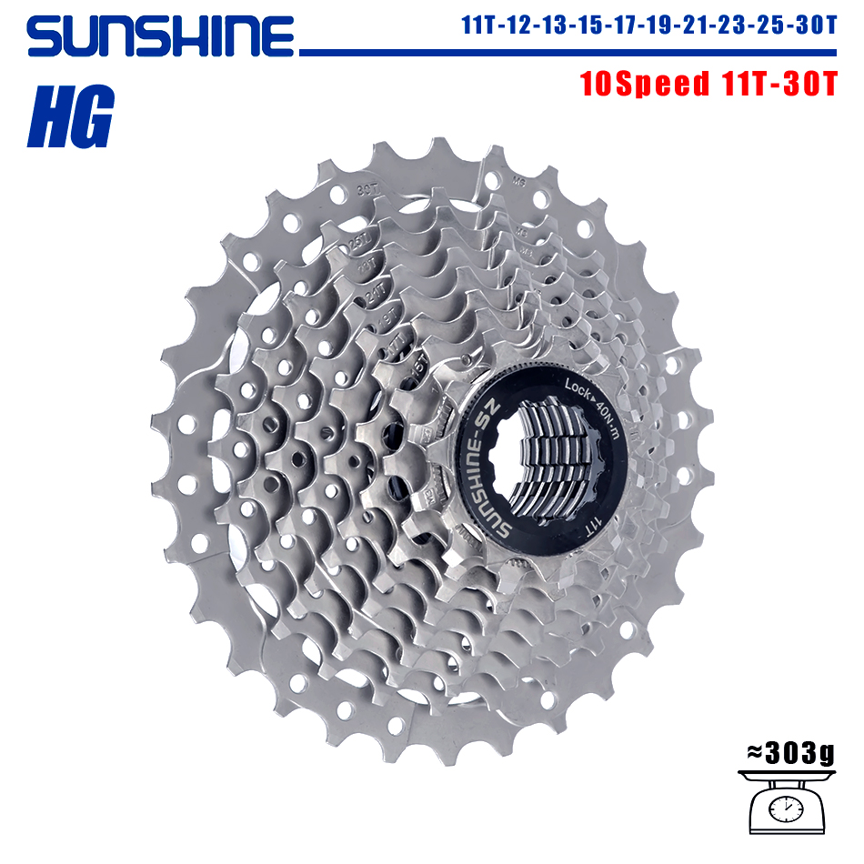 SUNSHINE Road Bike Cassette 8/9/10/11/12 Speed 23/25/28/32/34/36T k7 Cassette 8V 9V 10V 11V 12V for SHIMANO HG
