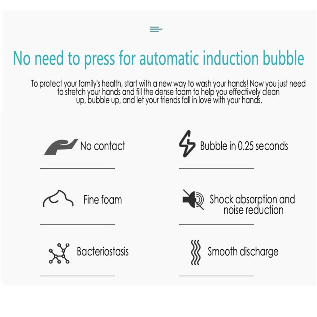 Zeepdispenser Handsfree Automatische Schuimende Hand Wassen Wasmachine Zeepdispenser Sensor Foam Machine Диспенсер Для Мыла