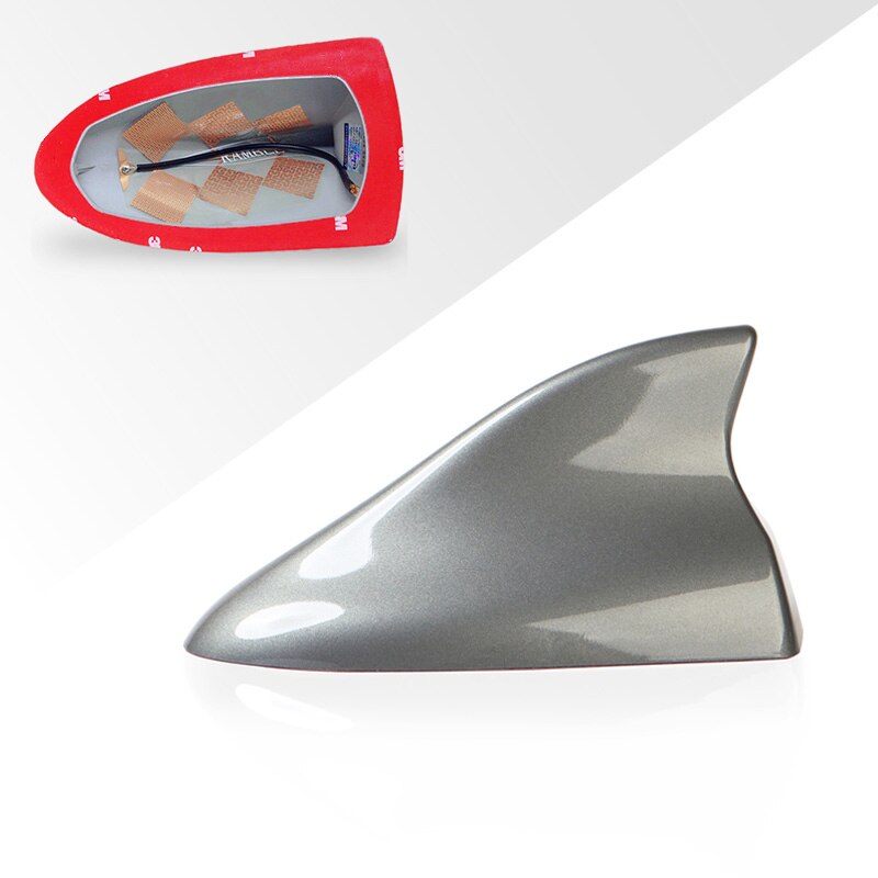 Antenne de toit de voiture pour Renault Megane 2 3 ii iii 1 i, FM/AM, aileron de requin, pour Signal Radio: Gray Advanced Style