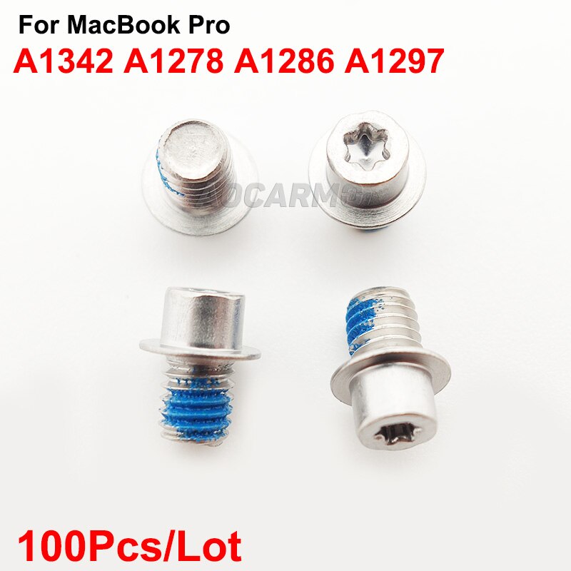 Aocarmo 100Pcs/Lot Hard Drive Screws Bolt For MacBook A1278 A1286 A1297 A1342 Replacement Parts