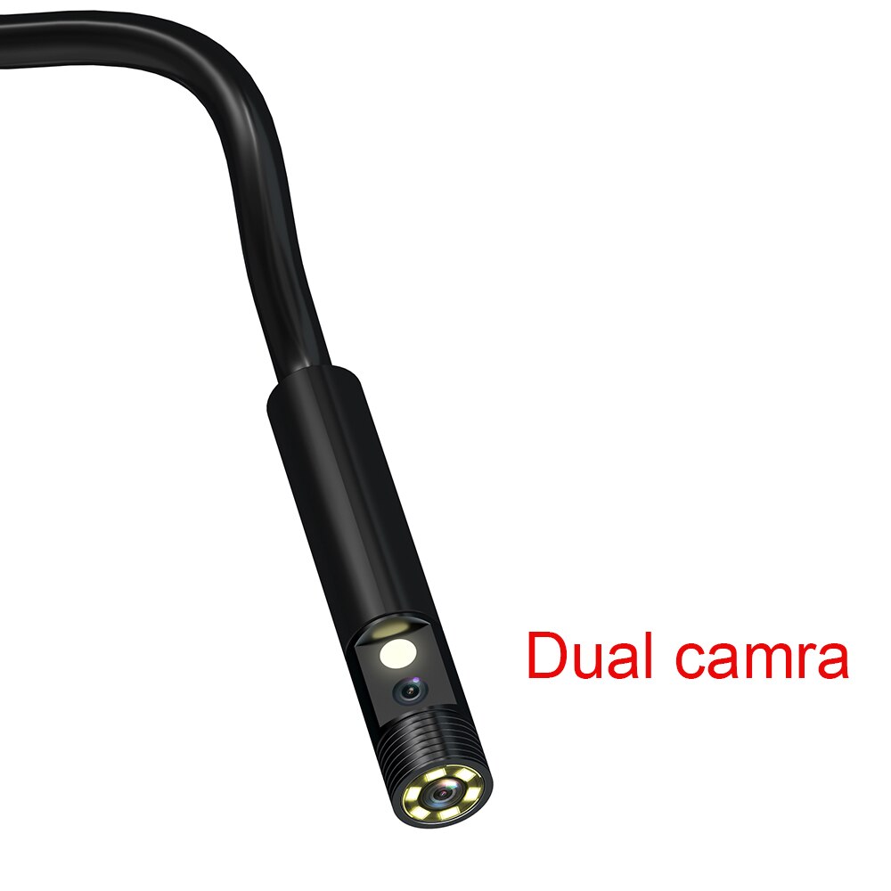 Inskam113-endoscopio de mano con pantalla LCD a Color, cámara Dual de 4,3 pulgadas, 1m, 5m, 10m, endoscopio Industrial para el hogar con 6 led: 1 m