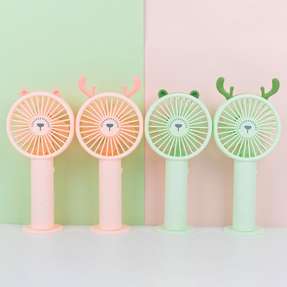 2-in-1 Mini Elektrische Karikatur Ebene Handheld blasiert Gebläse Maschine Kühl draussen Tragbare Mini Karikatur blasiert Maschine Fan