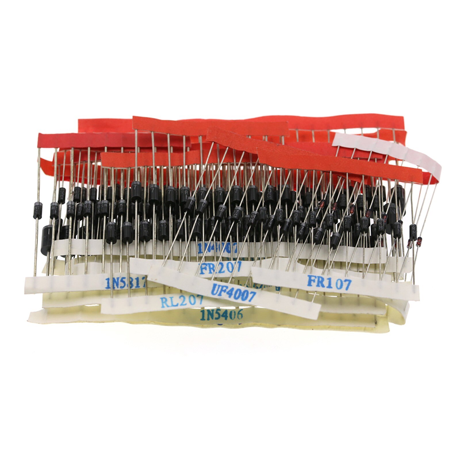 200Pcs Fast Switching Diode Gevarieerd Kit 14 Soorten 200 Diode Sample Pakketten 1n5404 1n4007 Rl207 Uf4007, etc.