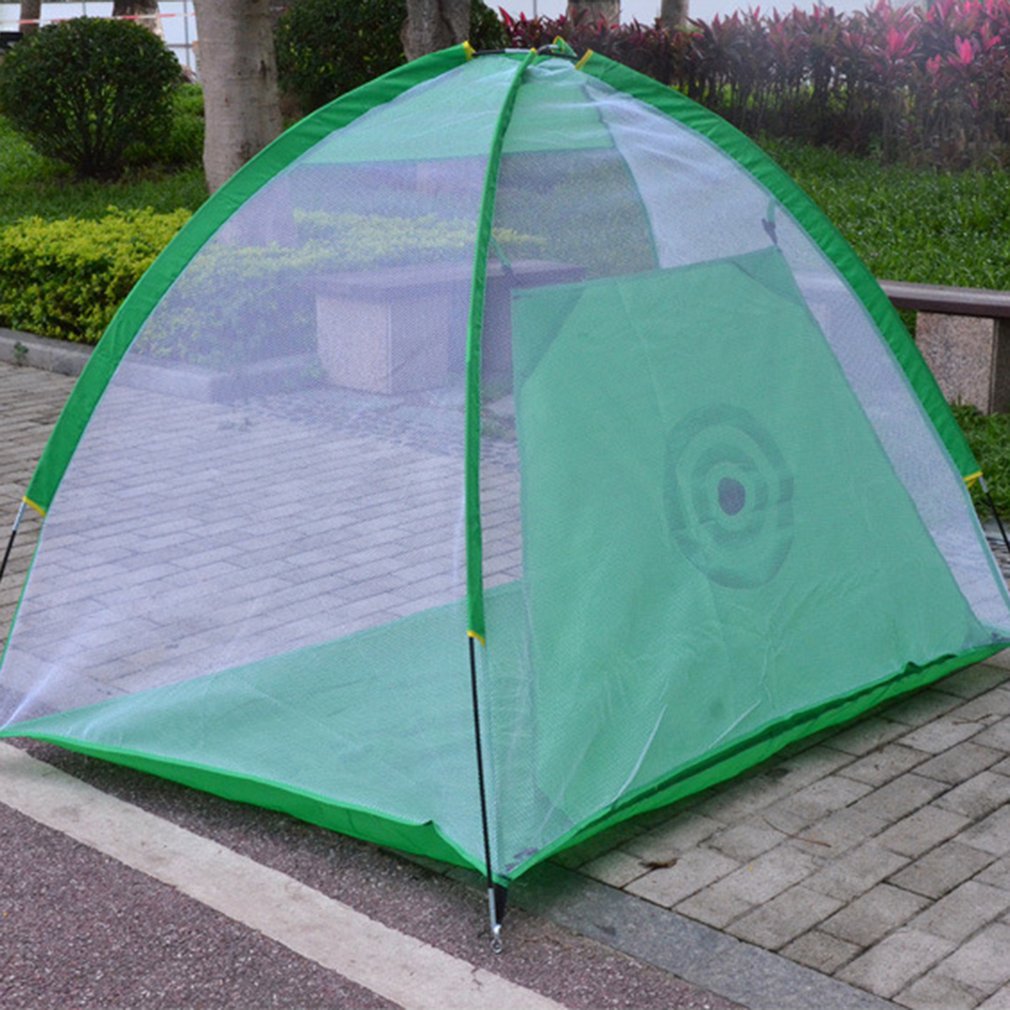 Indoor/Outdoor Golf Training Aids Portable Foldable Golf Hitting Cage Garden Grassland Golf Practice Net