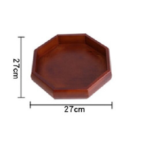 Wooden Square Snack Platter with Lid Multi-purpose Storage Box Divided Grid Fruit Candy Storage Tray Living Room Decor: H