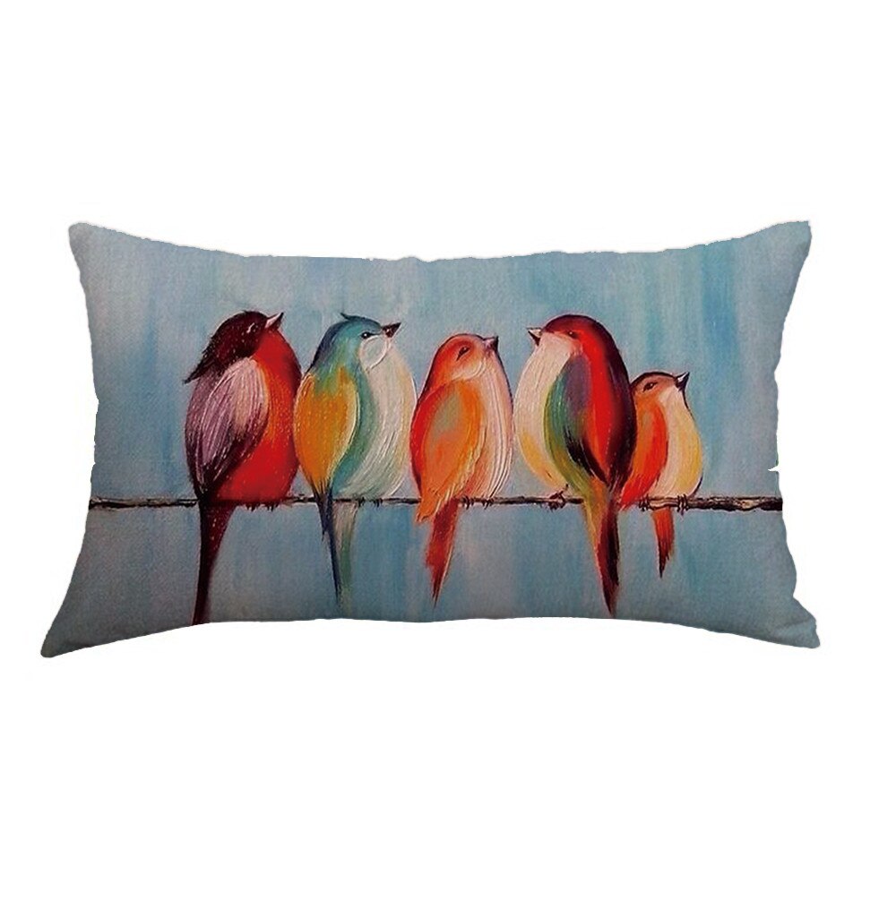 Geometrische Animal Gedrukt Kussensloop Woondecoratie Accessoires Patroon Linnen Kussensloop Sofa Fluwelen Kussenhoes Дакимакура: B