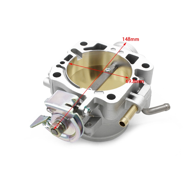 70mm Aluminum Intake Manifold Throttle Body fit For Honda B16 B18 D16 F22 B20 D/B/H/F EG EK H22