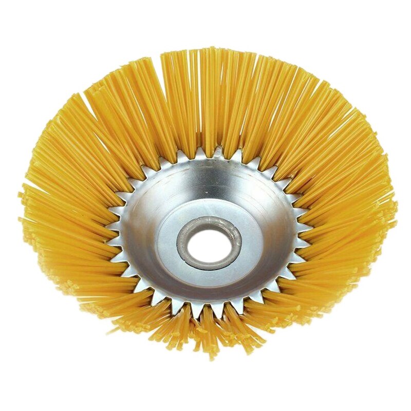 Nylon børste universal trimmer børstehovedskærer holdbare haveredskaber ydre diameter 200mm indvendigt hul 25.4mm