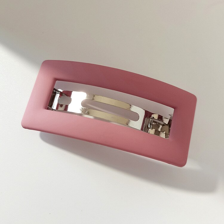 Koreaanse Matte Snap Haar Clips Elegante Haarspelden Paardenstaart Houder Haar Klauw Voor Vrouwen Meisjes Haarspelden Mode Haaraccessoires: 2