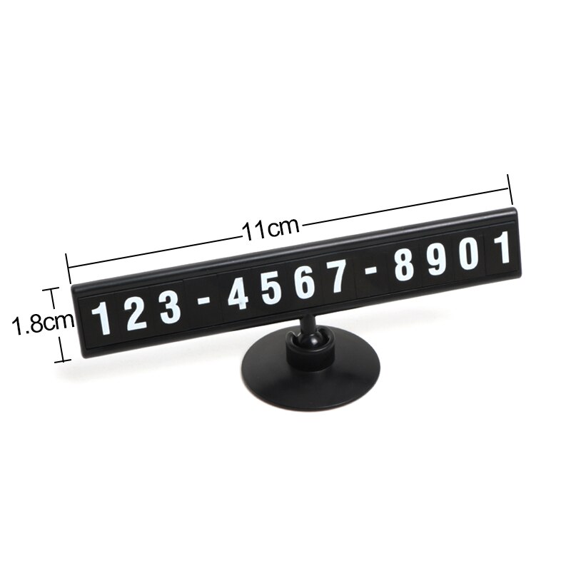 Upscale Car Temporary Parking Car-styling Easy Hidden Mobile Phone Number Card Rocker Switch Car Sticker Replace