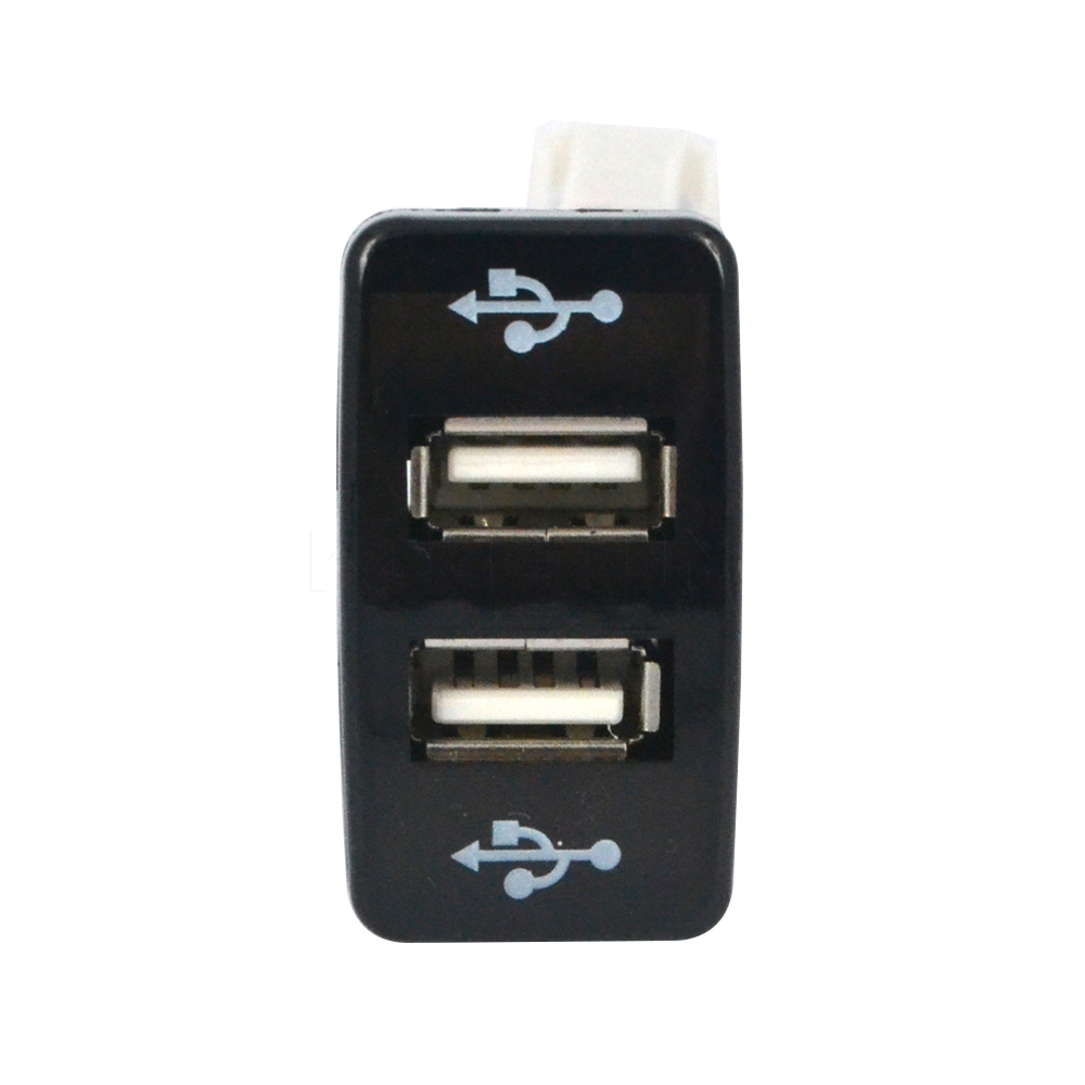 Kebidu usb-autoladegerät 12v ~ 24v to 5v / 2.1a 2-- port usb 2.0 fahrzeug-wechselrichter-konverter für toyota