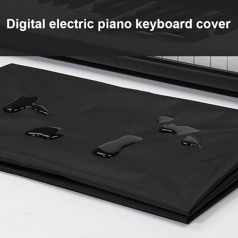 Elektronisk digital klaver keyboard cover støvtæt holdbart foldbart til 88 61 key klaver cover klaver dekoration -20
