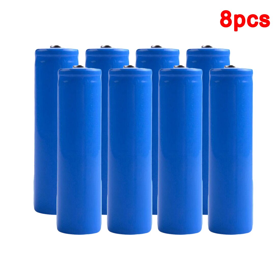 18650 Rechargeable battery Spare battery 3.7v 2200mAh accumulators aa lithium 3.7v Li-po Rechargeable 18650 Battery: 8 pcs