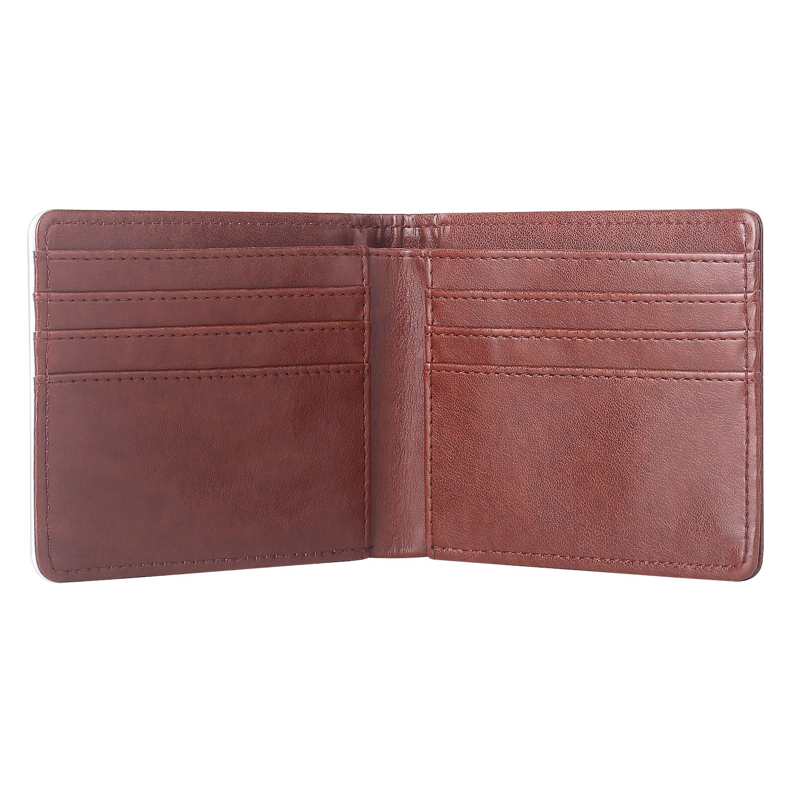 3PCS Bulk Sublimation Blanks Wallet for Men Women One Side Printable PU Wallet with Cards Slots Heat Press Products