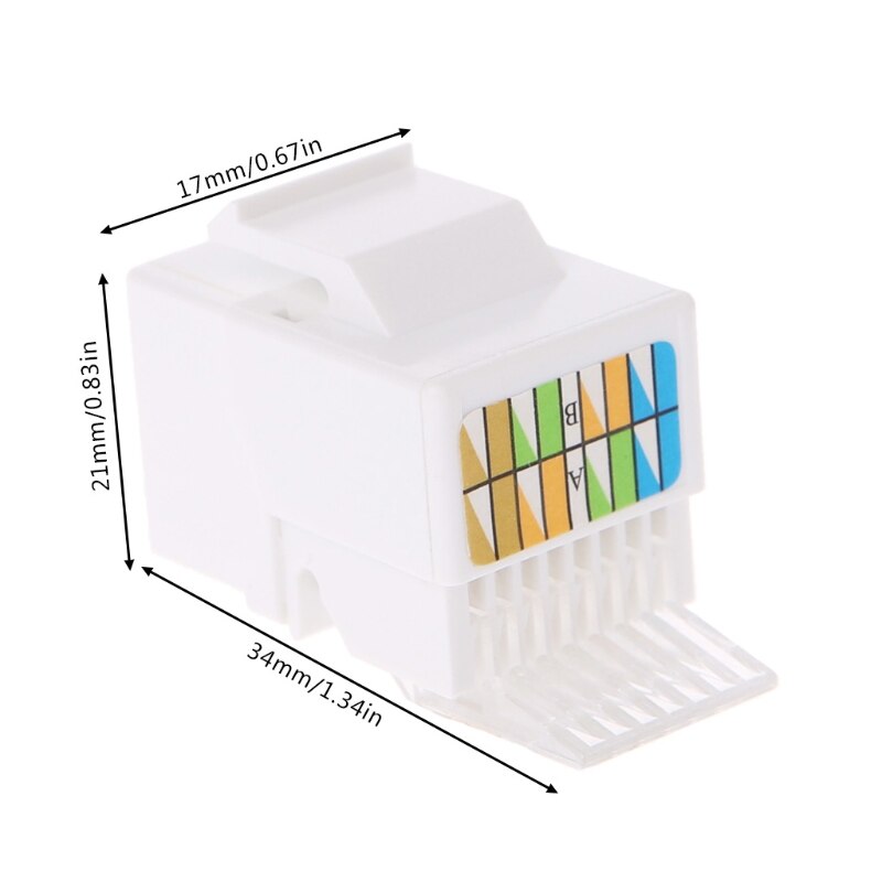 5 pces rj45 jack soquete cat6 rede ethernet conexão adaptador ferramenta-menos módulo r9ja