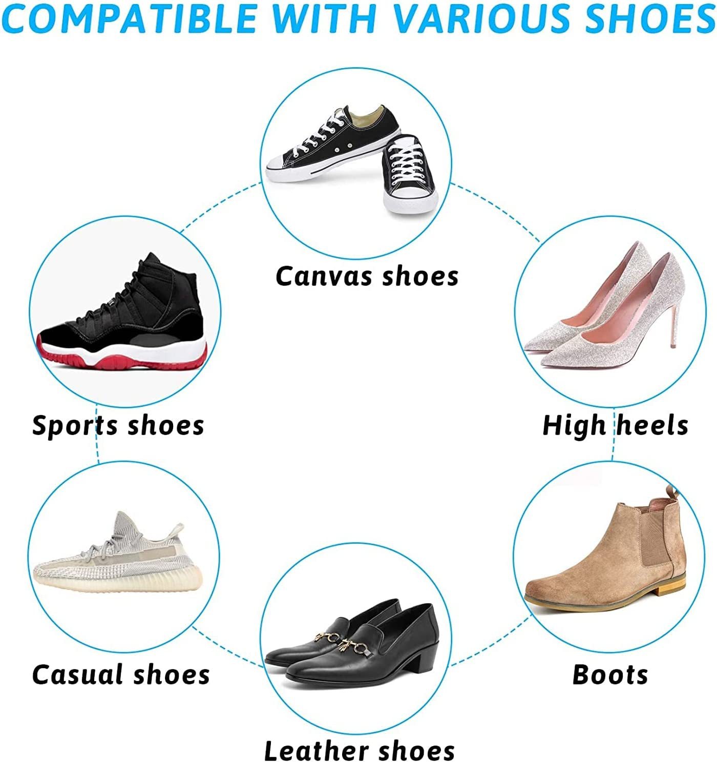 Plantillas para zapatos, almohadillas para el talón para zapatos deportivos, almohadilla para los pies de tamaño ajustable, plantilla protectora para el talón, pegatina trasera, 1/3/5 pares