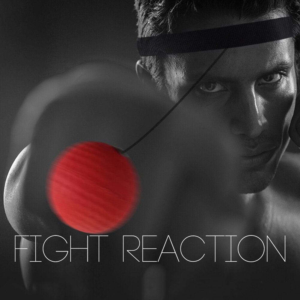 3 stk boksereflekskugler kæmper kuglehulning hastighedskugle til boksetræning gymnastiksport træningskoordinering forbedrer reaktionshovedbånd
