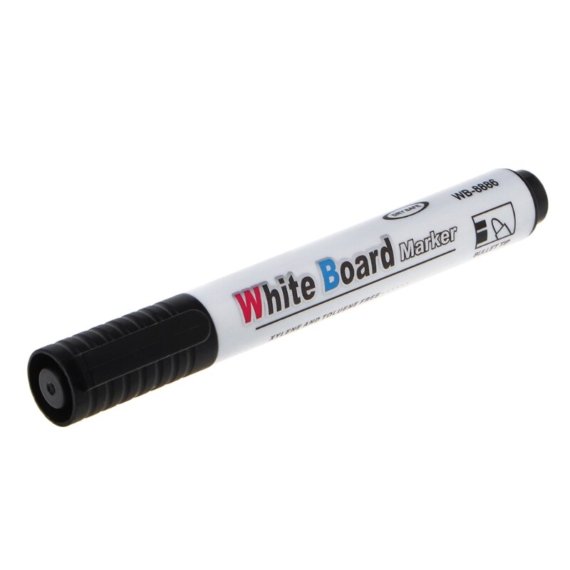 Uitwisbare Whiteboard Marker Pen Milieuvriendelijk Marker Office School Thuis Marker Pen: Black