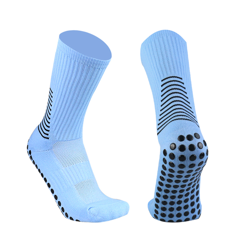 Mens Womens Heel Shield Pattern soccer Socks Sports Square Silicone Non-Slip Football Socks calcetines antideslizante futbol: Gold