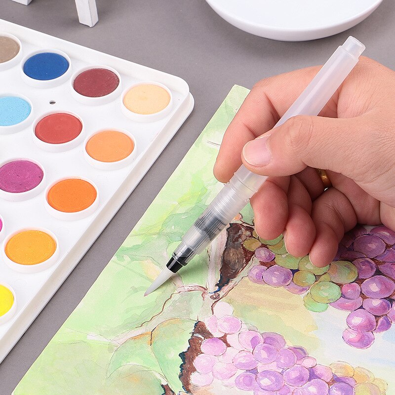 Rotulador de pincel de acuarela, rotuladores de dibujo de Anime Manga para pintura, papelería, suministros de arte